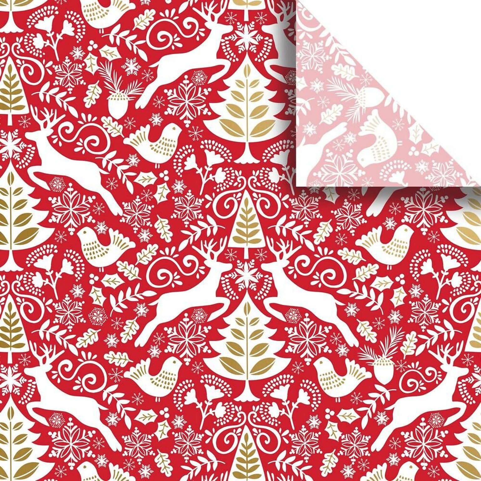 JAM Paper 20 x 30 Tissue Paper, Red Scandinavian, 240 Sheets/Pack (526BXPT6911)