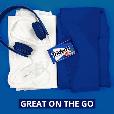 Trident Sugar Free Perfect Peppermint Gum, 14 Pieces/Pack, 12/Pack (209-02517)