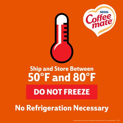 Coffee-mate Coffee Creamer, Hazelnut, 15 oz Powder Creamer, 12/Carton