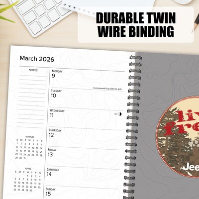 2026 Willow Creek Jeep 6.5" x 8.5" Daily & Monthly Personal Organizer (55250)