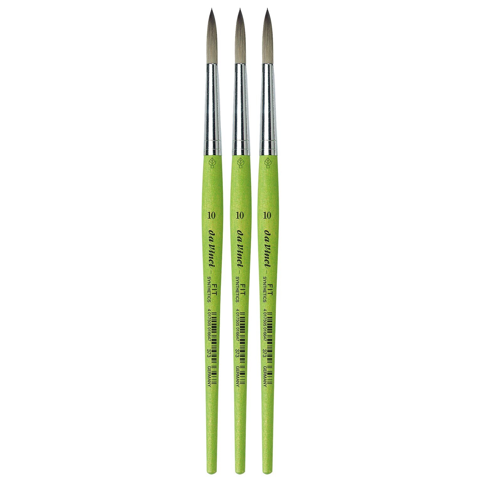 da Vinci FIT Synthetics Acrylic & Tempera Student Round Brush, 3 /Pack (DVXVA37310-3)