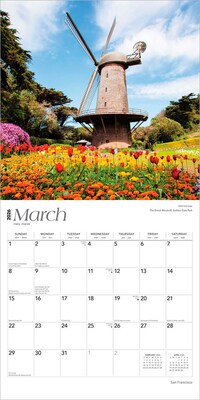 2026 BrownTrout San Francisco 12" x 12" Monthly Wall Calendar (9798330705429)