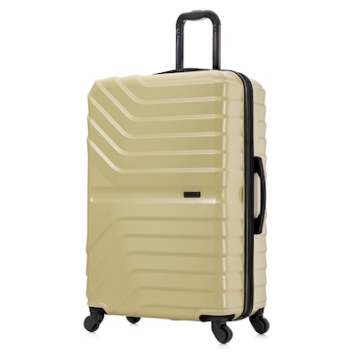 InUSA Aurum 29.92 Hardside Suitcase, 4-Wheeled Spinner, TSA Checkpoint Friendly, Champagne (IUAUR00L-CHA)