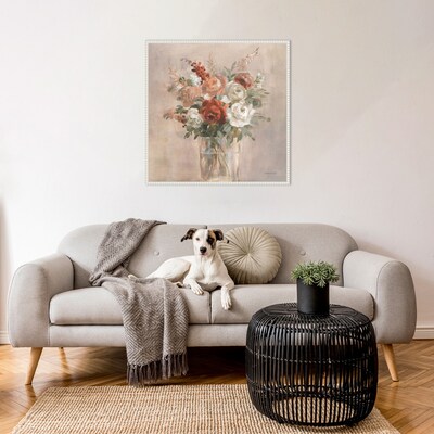 Amanti Art Russet Bouquet by Danhui Nai Framed Canvas Wall Art Print, 30 x 30 (A42678300414)