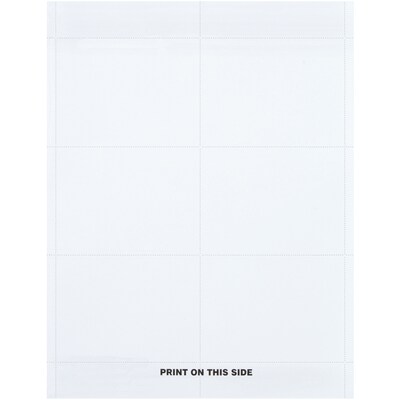 Partners Brand Sticker Name Tags/Labels, White, 300/Carton (BH140)