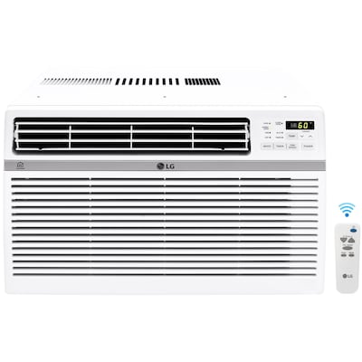 LG Electronics 18,000 BTU Window Smart Air Conditioner with Remote, White ( LW1821ERSM)