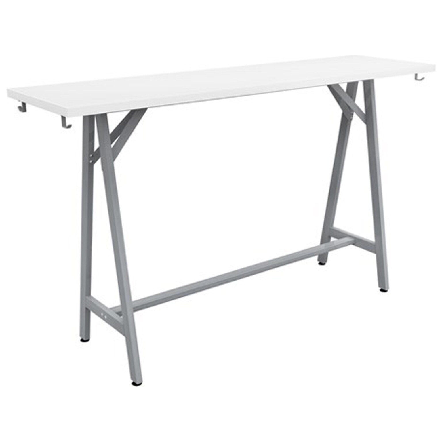 Safco Spark Teaming Table, 20 x 72, Designer White (SPK7220SLDSWT)