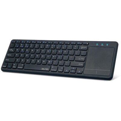 Delton N60 Portable Bluetooth Keyboard with Touchpad, Black (DKMIN60-WB)