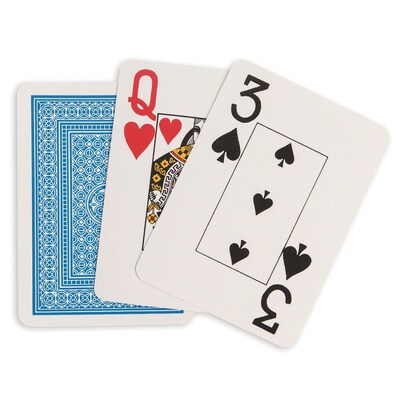 S&S Large Face Playing Cards (W2931)