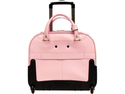 McKlein DENALI 15" Leather Laptop Bag, Pink (99709)