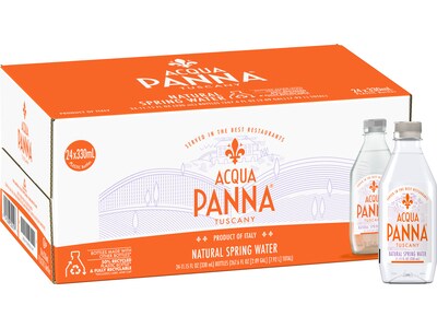 Acqua Panna Tuscany Natural Spring Water, 11.15 oz., 24 Bottles/Carton (12430408)