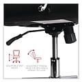 Alera® Fixed Arm Leather Task Chair, Black (ALEWS4116)