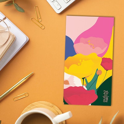 2026-2028 Willow Creek 3.5" x 6.5" Academic Year Weekly & Monthly Planner, Bold Botanicals (65433)