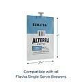 Alterra Sumatra Coffee Flavia Pods, Dark Roast, 100/Carton (MDRA194)