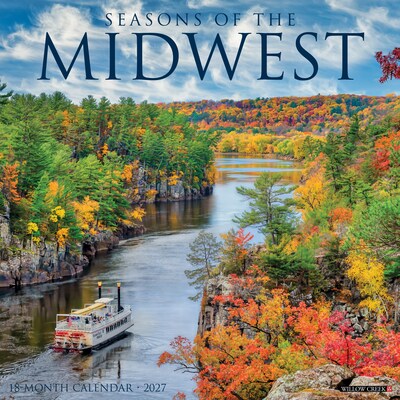 2027 Willow Creek Midwest 12 x 12 Monthly Wall Calendar, Assorted Colors (62265)