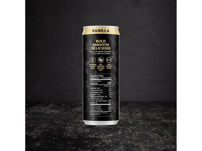 Death Wish Coffee Co. Vanilla Latte Cold Brew Coffee Can, Medium Roast, 11 fl. oz., 12/Carton (LRVNL