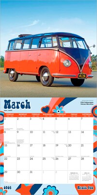 2026 BrownTrout Magic Bus 12" x 12" Monthly Wall Calendar (9798330704422)