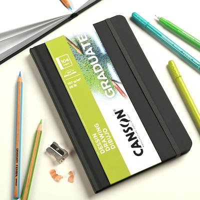 Canson Graduate 14 x 11 Drawing Sketch Book, 52 Sheets/Book (MCX31200L040)