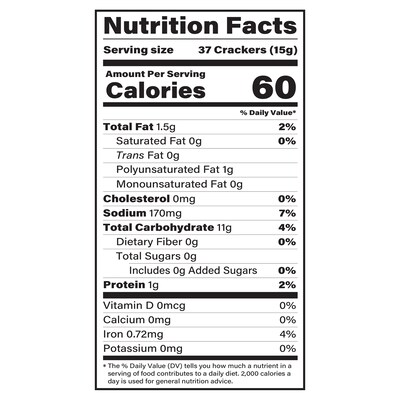 Burry Small Oyster Crackers, 0.5 oz., 150/Pack (307-00423)