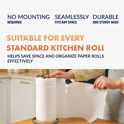 Newhouse Paper Towel Holder, Gray, 8/Pack (NHPTH-001-8PK)