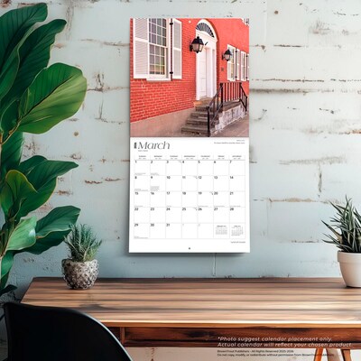 2026 BrownTrout Land of Lincoln Illinois Places 12" x 12" Monthly Wall Calendar (9798330704316)