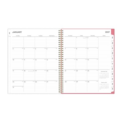 2027 Blue Sky Fly By 8.5" x 11" Calendar Year Weekly & Monthly Planner, Plastic Cover (140195-27)