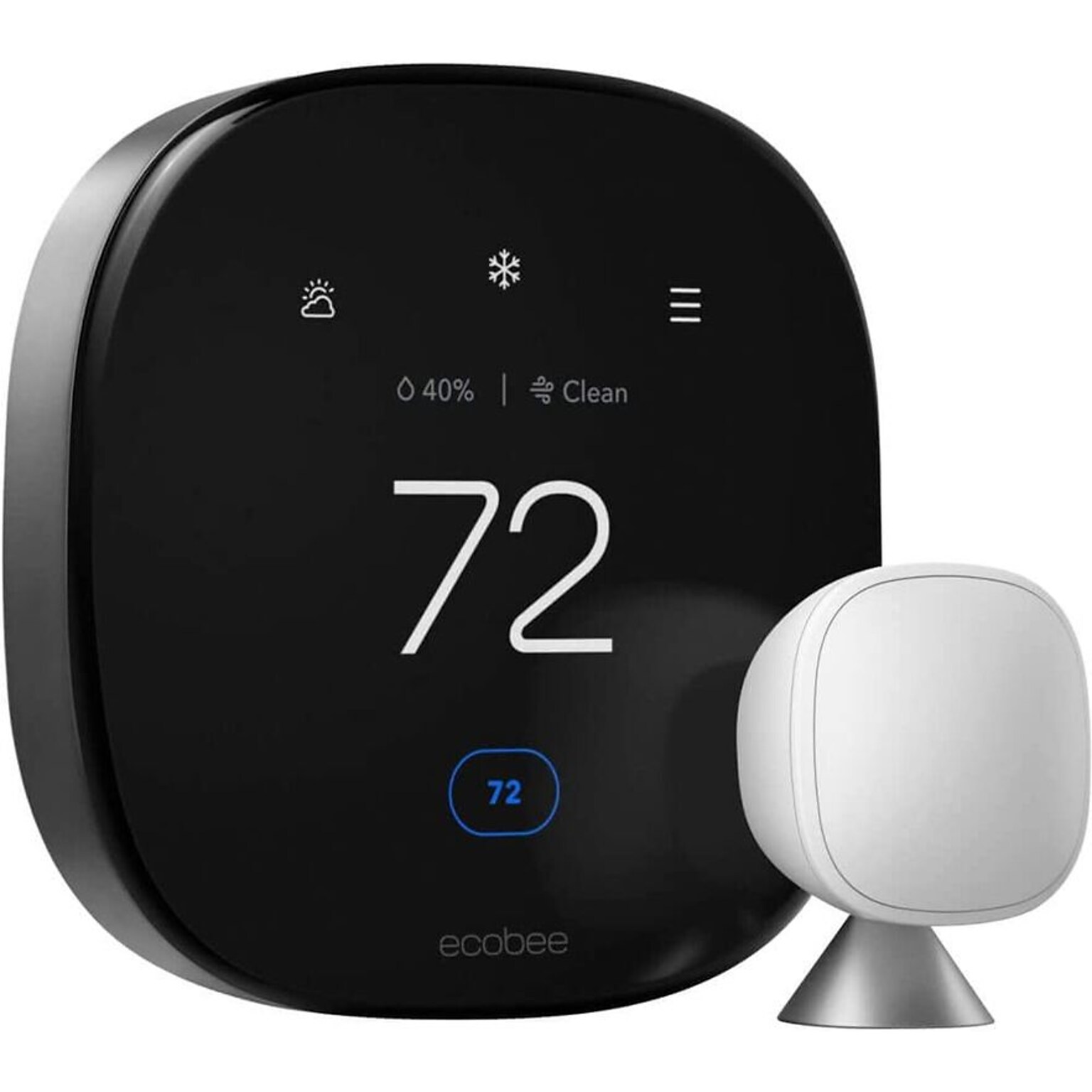 Ecobee Premium Smart Programmable Touch-Screen Thermostat, Smart Sensor Included  (EB-STATE6-01)