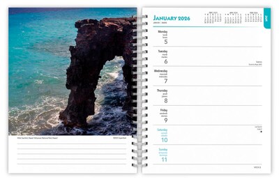 2026 BrownTrout National Parks 6.5" x 7.75" Weekly Planner (9798330704774)