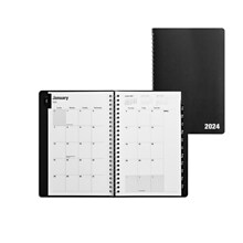 2024 Quill Brand® 5 x 8 14-Month Weekly Planner, 5x8, Black (5215724QCC)