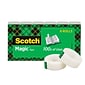 Scotch Magic Tape, Invisible, 3/4 in x 800 in, 6 Tape Rolls, Clear, Refill, Home Office and Back to School Classroom Supplies