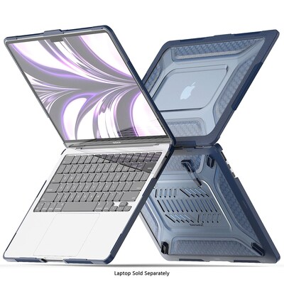 SaharaCase Raider Ultra-Duty Series 15" Laptop Case with Stand, Shock Absorbing, Midnight Blue (LT00071)