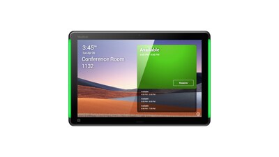 Yealink RoomPanel Plus E2 10.1-Inch Touchscreen Meeting Room Scheduling Panel