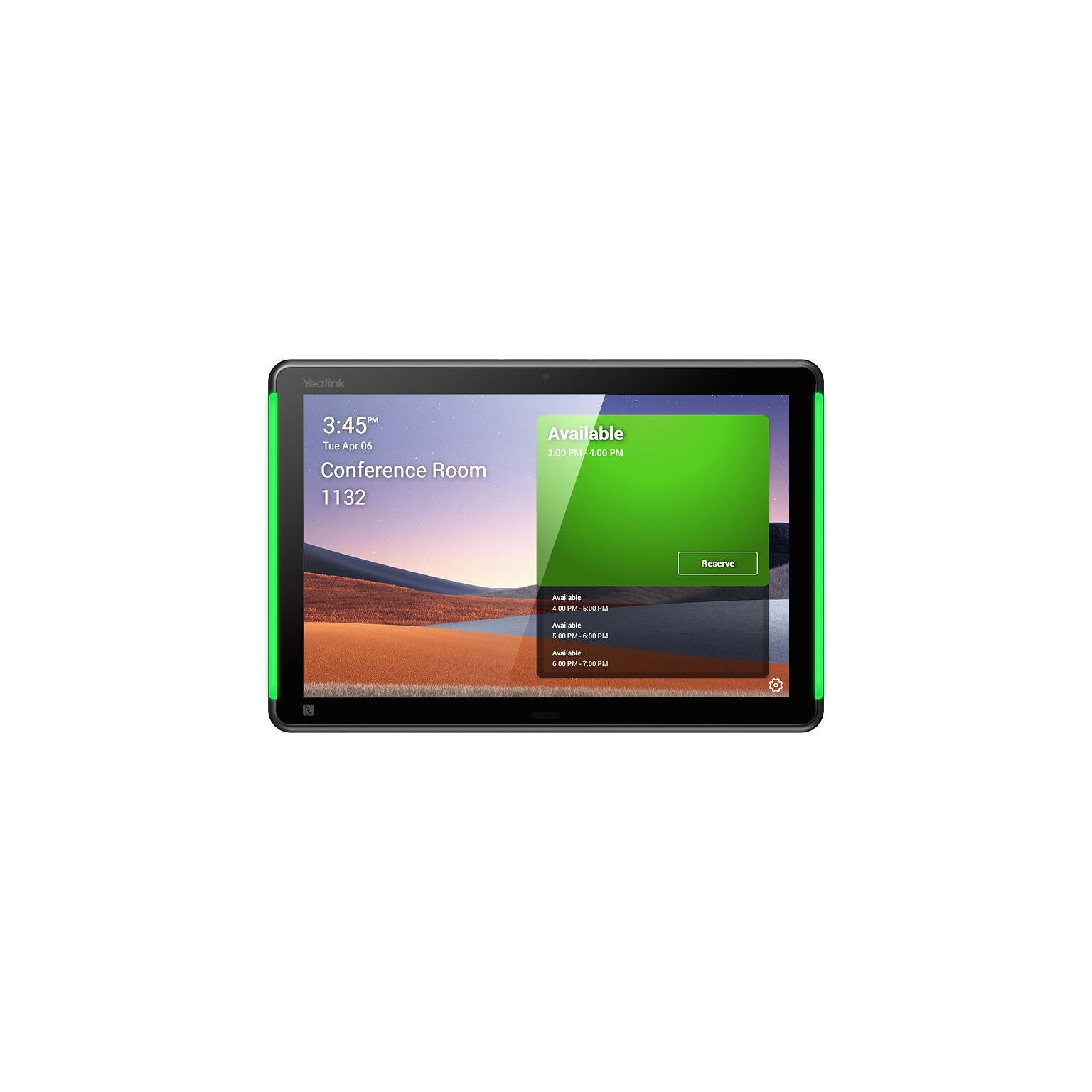 Yealink RoomPanel Plus E2 10.1-Inch Touchscreen Meeting Room Scheduling Panel