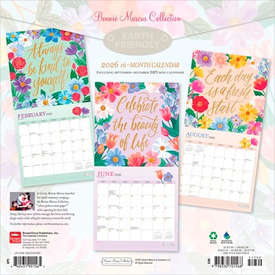 2026 BrownTrout Bonnie Marcus 12 x 12 Monthly Wall Calendar (9798330701568)