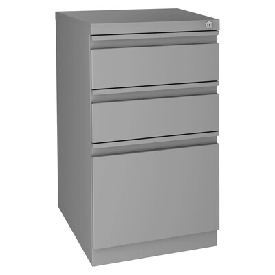 Hirsh Modern Teacher's Desk, Arctic Silver/White (24226)