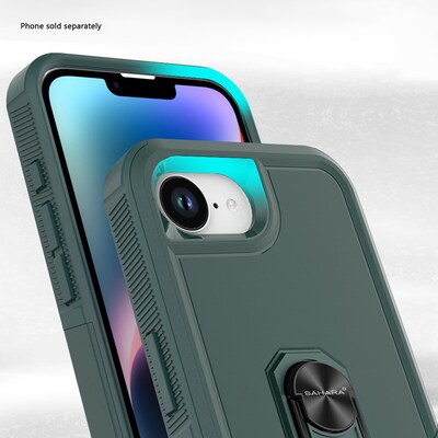 SaharaCase Raider Series Phone Case for iPhone 16e, Shock Absorbing, Cactus Green (CP00818)