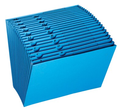Pendaflex Standard Reinforced Expanding Wallet, Letter, Blue (17A-BLU)