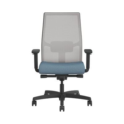 HON Ignition 2.0 Mesh/Fabric Swivel Task Chair, Fog/Carolina/Black (HONI2MM2AFH21BT)