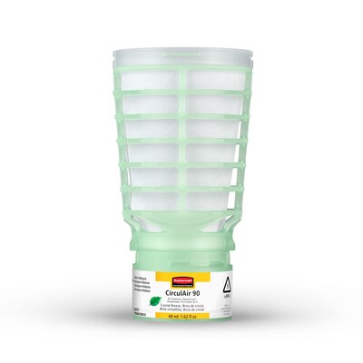 Rubbermaid Commercial CirculAir 90 Air Freshener Solid, Crystal Breeze, 6/Carton (2231717)