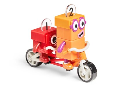 hand2mind Numberblocks One and Two Bike Adventure Playset, Red/Orange (95354)