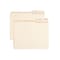 Smead Heavy Duty Reinforced File Folder, 2/5 Tab, Right Position (Printed Tabs) Letter Size, Manila,