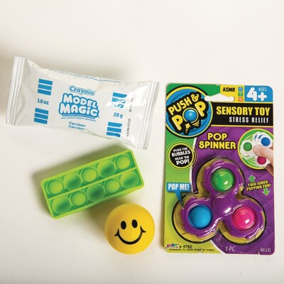 S&S Worldwide Calming Kit, Manipulative, Assorted Colors (20159)