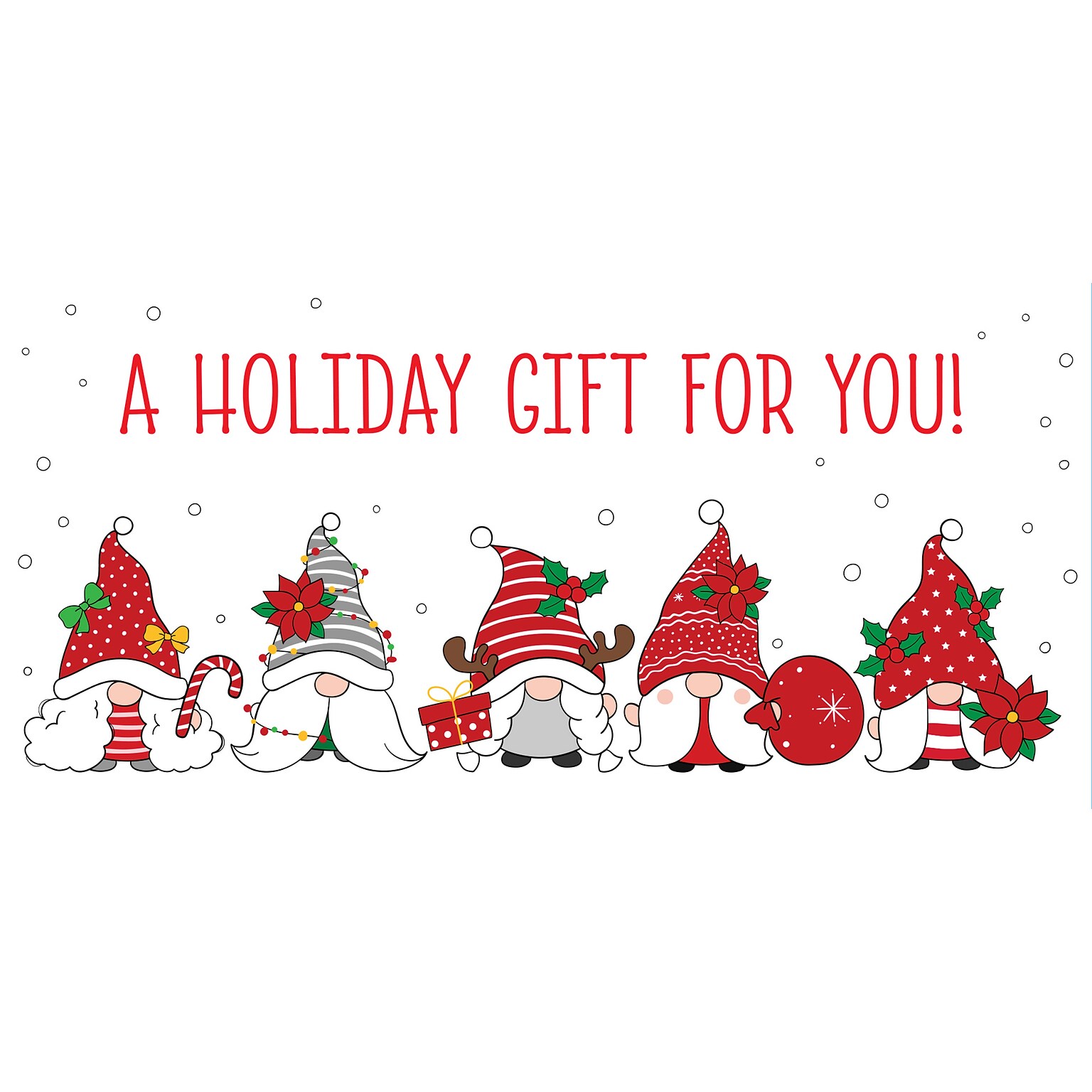 Great Papers! Gnome Holiday Money Cards Stationary Kit, 12/Pack (2025048)