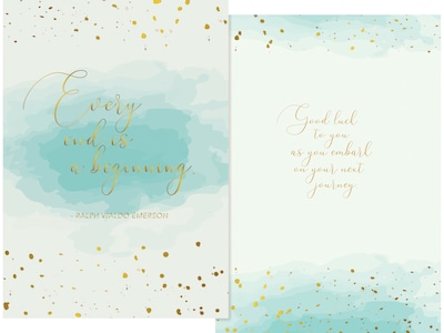 Better Office Farewell Card with Envelope, 7 x 5, Multicolor (64628-1PK)