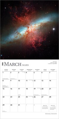 2026 BrownTrout Astronomy 12" x 12" Monthly Wall Calendar (9798330707546)