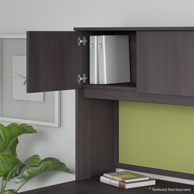 Bush Business Furniture Studio C 72"W Desktop Hutch, Storm Gray (SCH172SG)