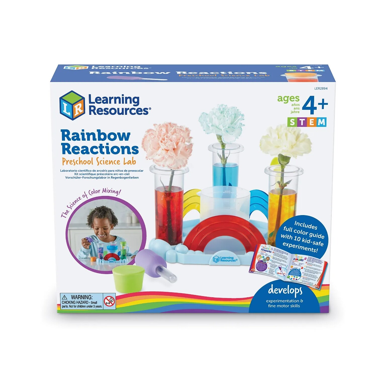 Learning Resources Rainbow Reactions Preschool Science Lab Set (LER2894)