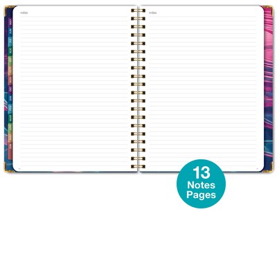 2026-2027 Excello Brands 8.5" x 11" Academic Weekly & Monthly Planner, Paperboard Cover, Summer Bliss (FSHN-AY26-8511-73)