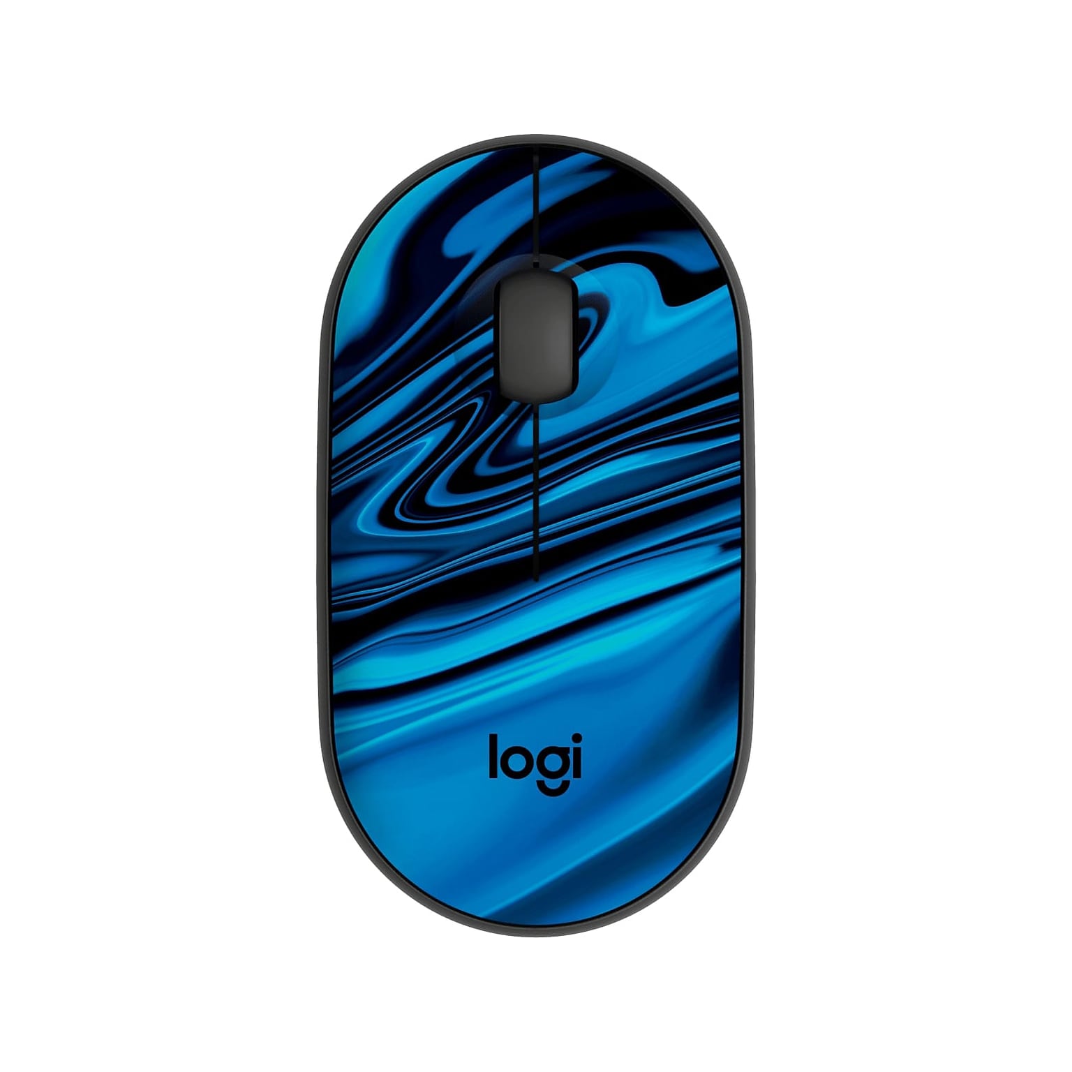 Logitech M340 Wireless Ambidextrous Optical USB Mouse, Blue Galaxy (910-007282)