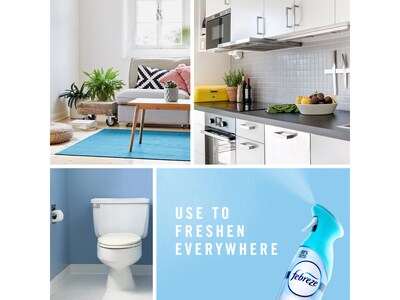 Febreze Air Freshener Aerosol, Crisp Clean, Linen & Sky, Ocean Scents, 8.8 oz., 3/Pack (10677)